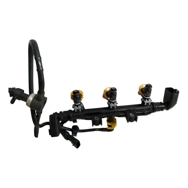 Flauta Com Os Bicos Injetores Fiat Argo 1.0 3cc