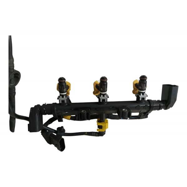 Flauta Com Os Bicos Injetores Fiat Argo 1.0 3cc