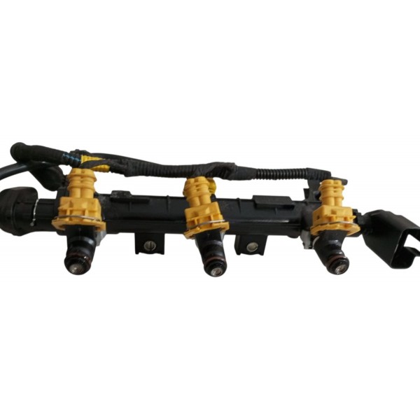 Flauta Com Os Bicos Injetores Fiat Argo 1.0 3cc