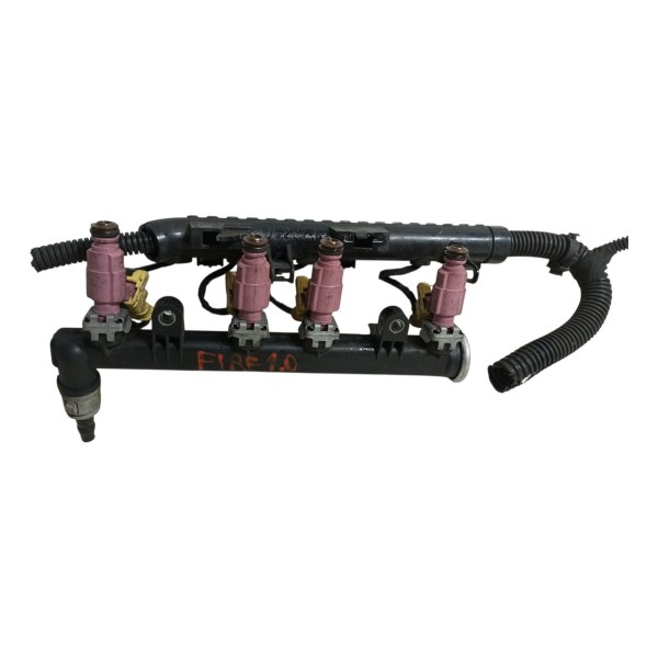 Flauta Com Bicos Completa Fiat Palio Siena Fire 1.0 8v