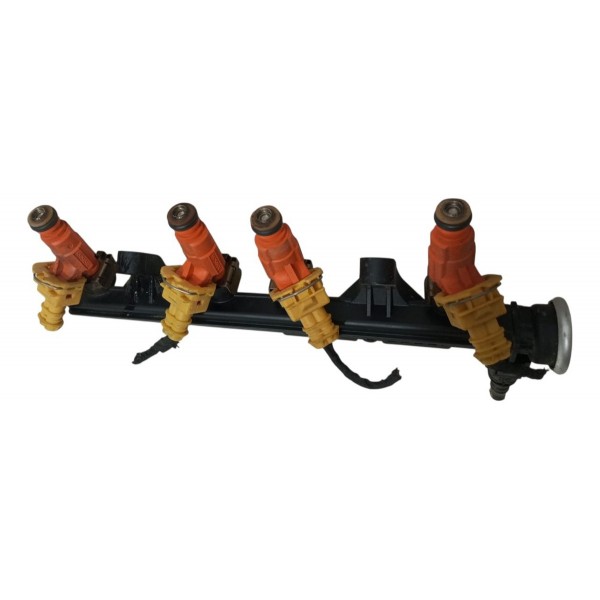 Flauta Com Bicos Injetores Fiat Mobi 1.0 4cc Seminovo