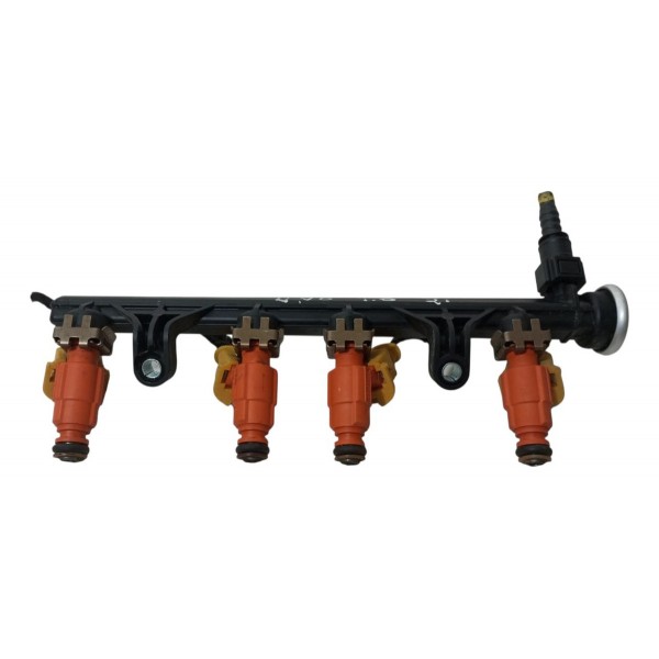 Flauta Com Bicos Injetores Fiat Mobi 1.0 4cc Seminovo