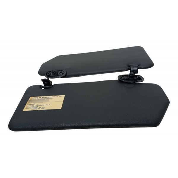 Par De Quebra Sol Fiat Uno Original Preto