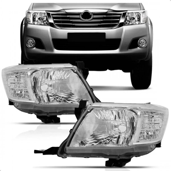 Farol Manual Ld Hilux Pick-up 2011 2013 2014 2015 Direito/passageiro