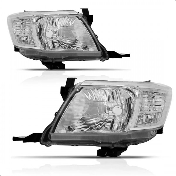 Farol Manual Ld Hilux Pick-up 2011 2013 2014 2015 Direito/passageiro