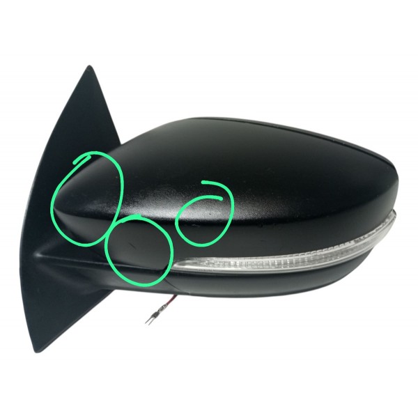 Retrovisor Manual Esquerdo C/pisca Vw Saveiro Robust 1.6 24