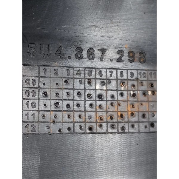 Acabamento Coluna Lateral Ld Vw Gol Voyage G5 G6 G7 08 A 16