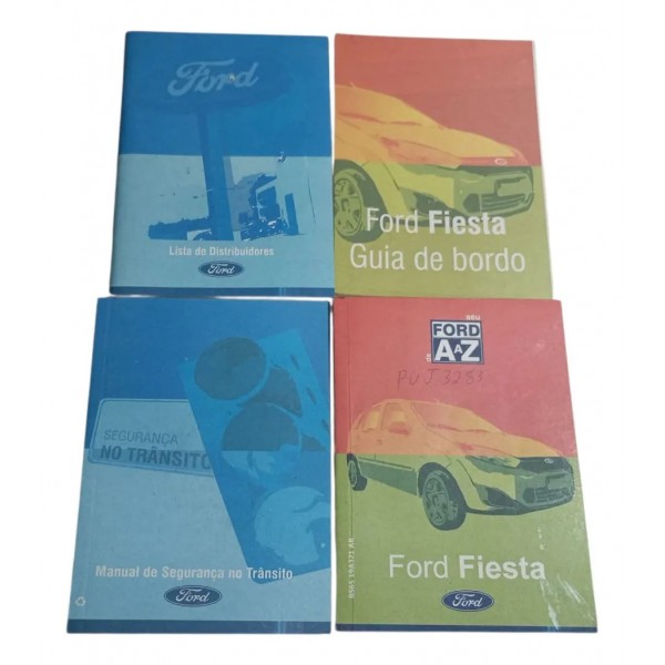 Manual Proprietário Ford Fiesta Sedan 10 A 11