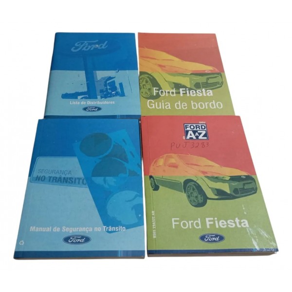 Manual Proprietário Ford Fiesta Sedan 10 A 11