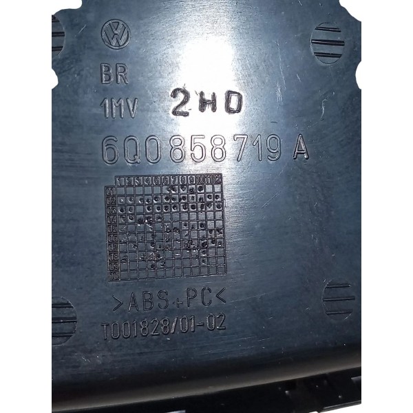 Porta Objetos Painel Vw Polo 06 A 14 Original Usado Preto Liso
